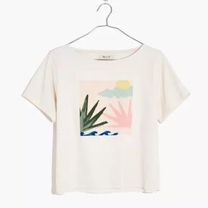 Madewell Botanical Boxy Tee